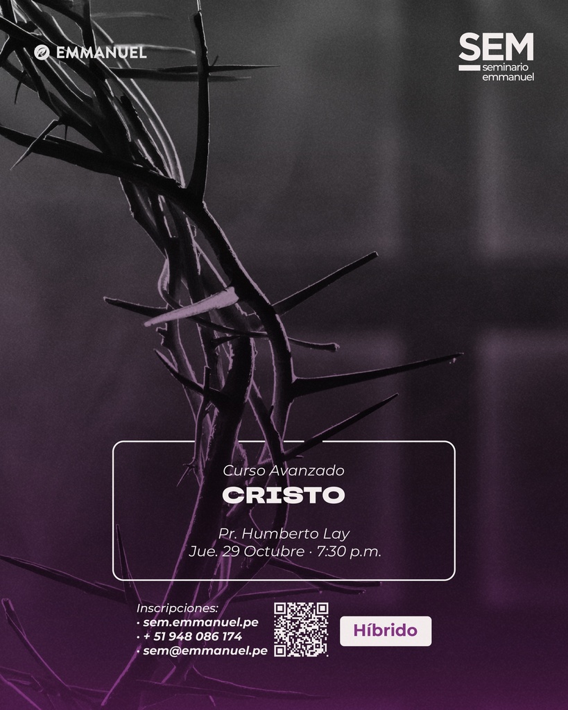 SEM: CRISTOLOGÍA (JUEVES)